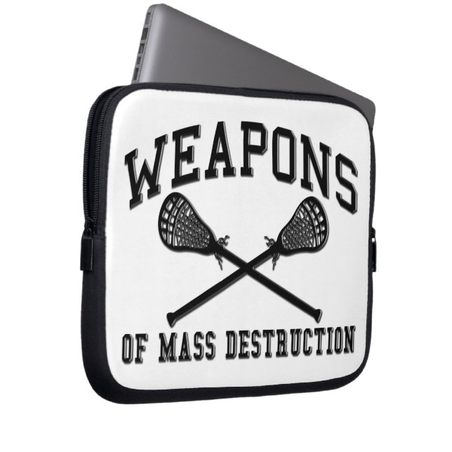 Lacrosse-vapen Laptop sleeve (Framsidan Höger)