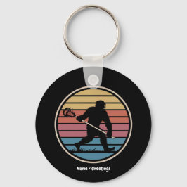 Lacrosse Vintage Sunset Nyckelring