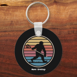 Lacrosse Vintage Sunset Nyckelring