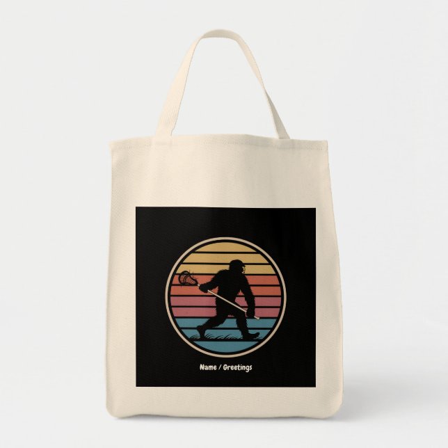 Lacrosse Vintage Sunset Tygkasse (Framsidan)