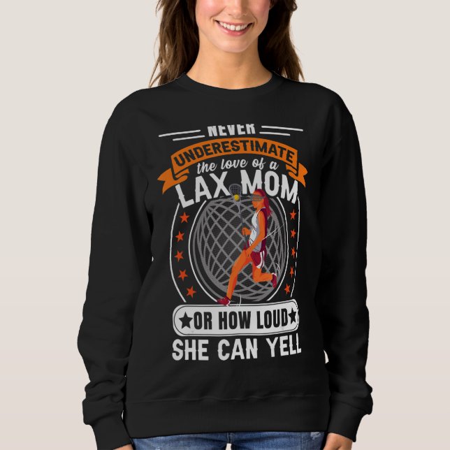 Lacrosse Women Lax Mamma T Shirt (Framsida)