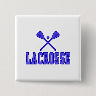 Lacrosseblått Knapp
