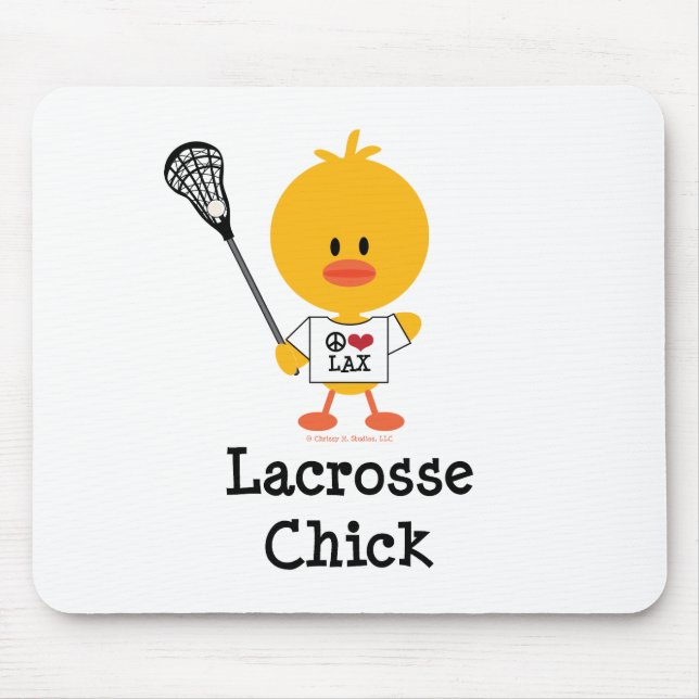 Lacrossechick Mousepad Musmatta (Framsidan)