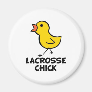 Lacrossechickmagnet Magnet