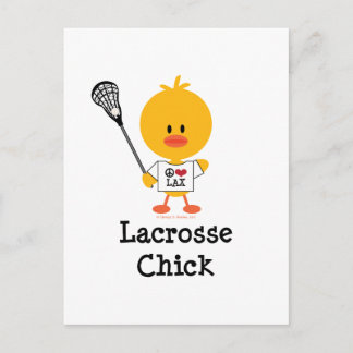 Lacrossechickvykort Vykort