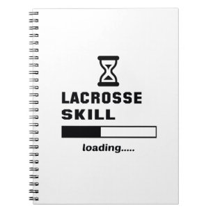 Lacrosseexpertis som laddar ...... anteckningsbok
