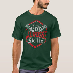 Lacrossefärdigheter Teamtränare och spelare T Shirt