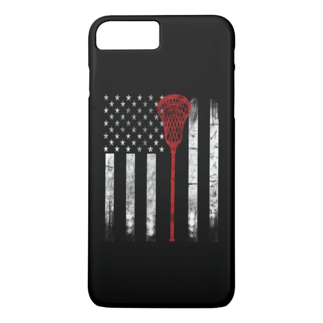 Lacrosseflagga Case-Mate iPhone Skal (Baksida)