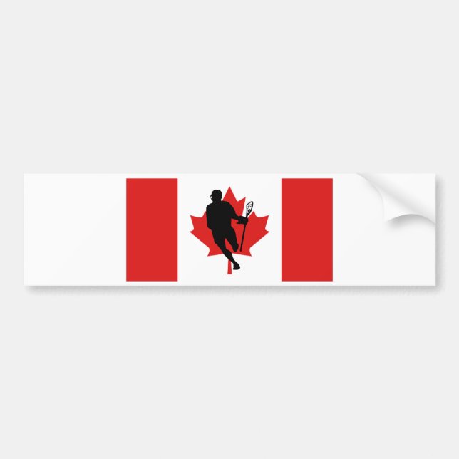 LacrosseflaggaIRockCanada bildekal (Framsidan)