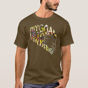 LacrosseGoalieT-tröja med namn & numrerar trycket T-shirt