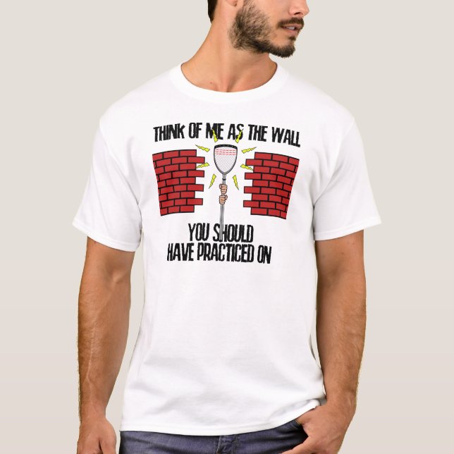 LacrosseGoalievägg T Shirt (Framsida)