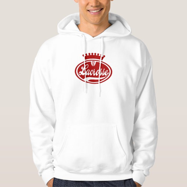 Lacrossekrona Hoodie (Framsida)