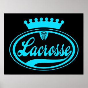 Lacrossekronaaffisch Poster