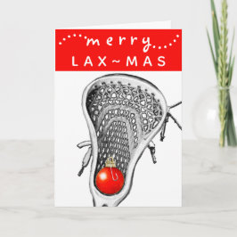 Lacrosselagets julkort kort