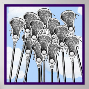 Lacrosselagplansch Poster