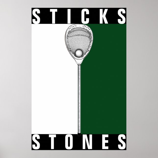 Lacrossemålvaktsaffisch Poster (Framsidan)