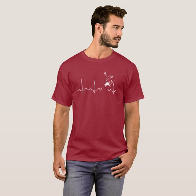 LACROSSEMANHJÄRTSLAG T SHIRT (Hel framsida)