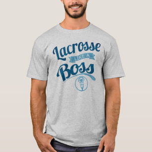 Lacrossenågot liknande en chefT-tröja Tee Shirt