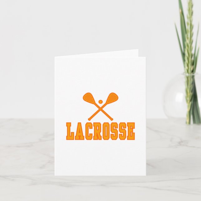 Lacrosseorange Kort (Framsida)
