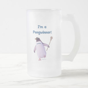 Lacrossepingvin Frostat Ölglas