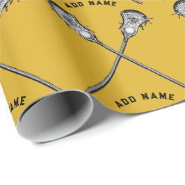 Lacrossepresent Guld Presentpapper