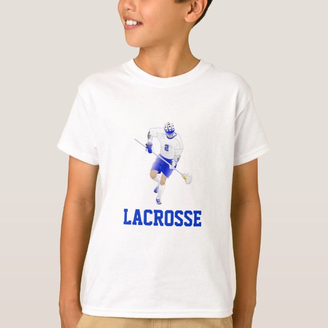 Lacrossespelare Tee (Framsida)