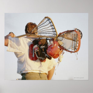 Lacrosseutrustning Poster