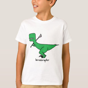 lacrossiraptor tee shirt