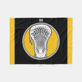 Lacrossspelare Fleecefilt