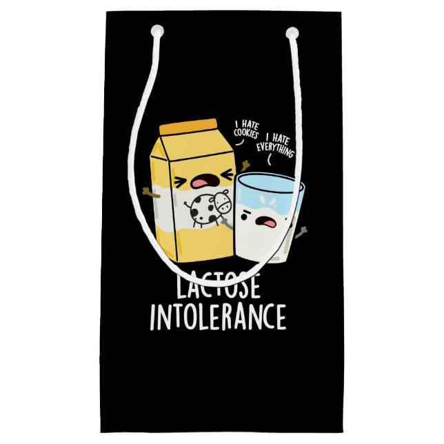Lactose Inolerance Funny Mjölk Pun Mörk BG (Framsidan)