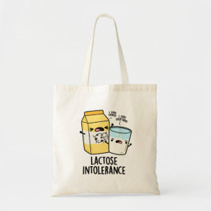 Lactose Intolerans Funny Mjölk Pun Tygkasse