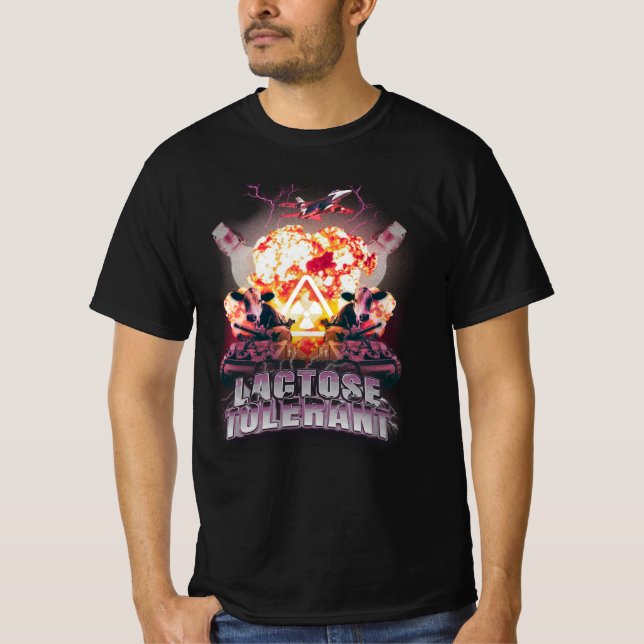 LACTOSE TOLERANT T SHIRT (Framsida)