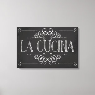 "LaCucina" kanfas Canvastryck
