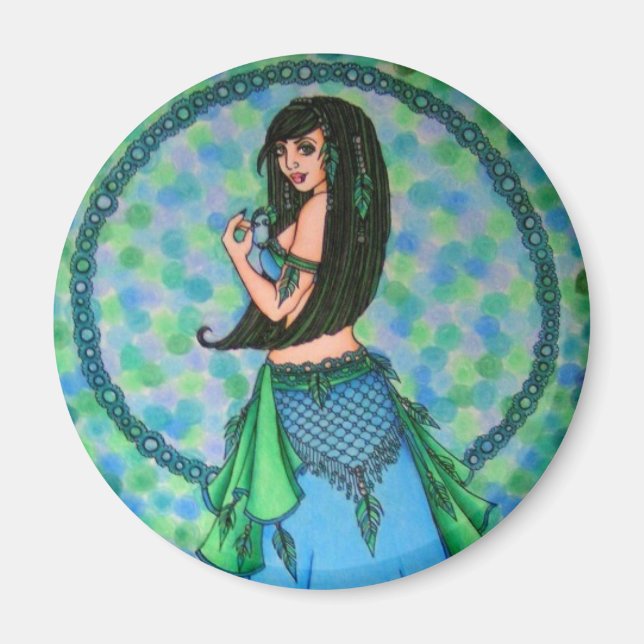 Lacy Belly Dancer Magnet (Framsidan)