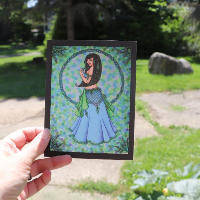 Lacy Belly Dancer Vykort (Skapare uppladdad)