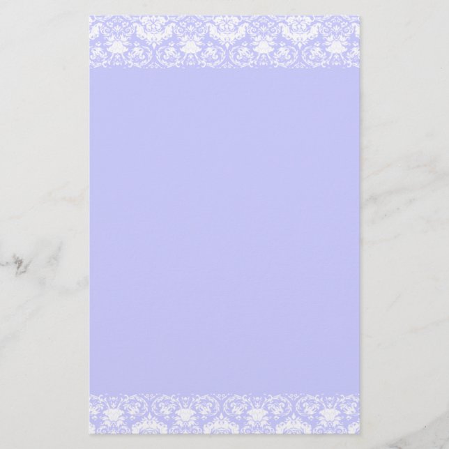 Lacy Damask Gräns Brevpapper (Framsida)