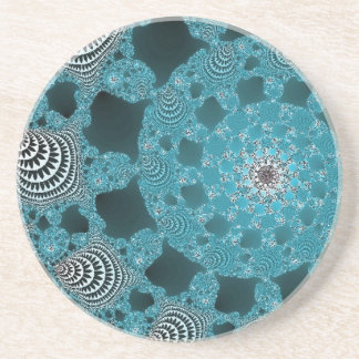Lacy Doily i Blue Underlägg