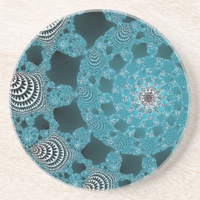 Lacy Doily i Blue Underlägg (Framsidan)