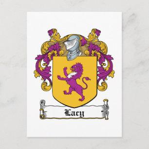 Lacy Family Crest Vykort