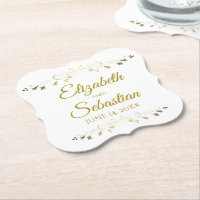 Lacy guld- Filigree elegantt enkelt