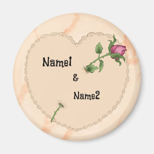 Lacy Heart Ro Magnet