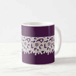 Lacy Lila Coffee Mugg