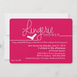 Lacy, Little Lingerie Shower-inbjudan Inbjudningar
