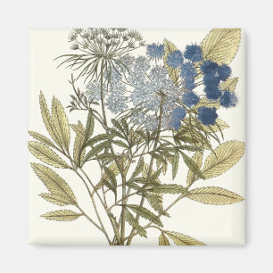 Lacy Lövs - Blommor och Grekland Magnet