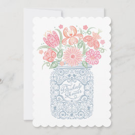 Lacy Mason Burk Inbjudningskort för möhippan