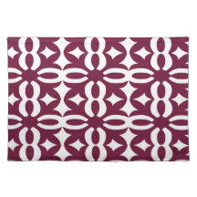 Lacy rödbrunt Victoriantryck