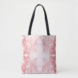 Lacy rosa-blommor tygkasse