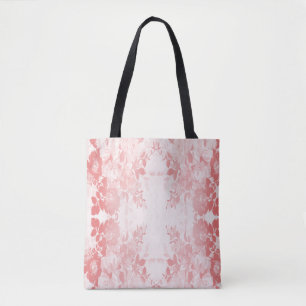 Lacy rosa-blommor tygkasse