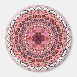 Lacy Valentines Dag Magnet