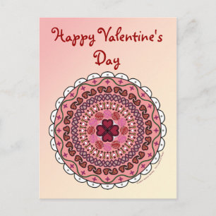 Lacy Valentines vykort på dagen